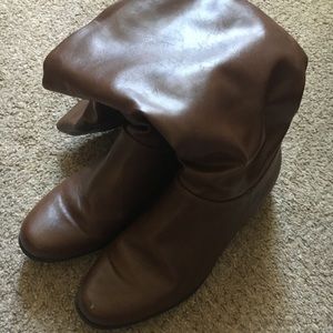 Brown Leather Boots